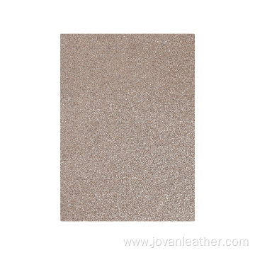 Chunky Glitter Synthetic Leather Fabric Faux Leather Sheets